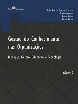 cover image of Gestão do Conhecimento nas Organizações